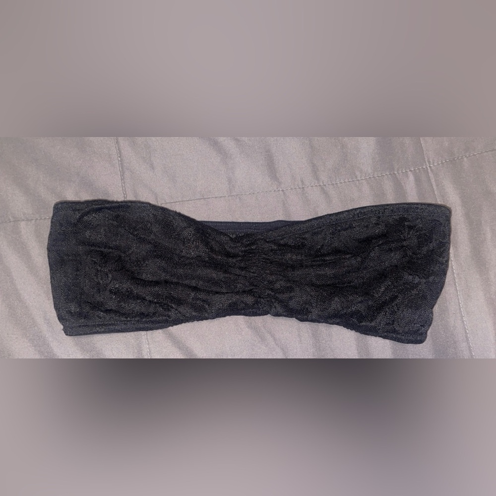 PINK Victoria's Secret Black Bandeau